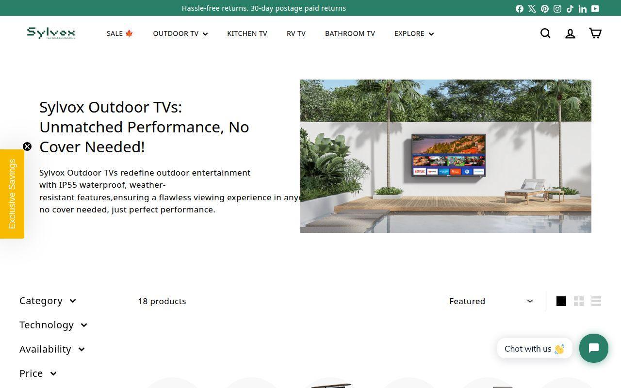 sylvox outdoor tv review