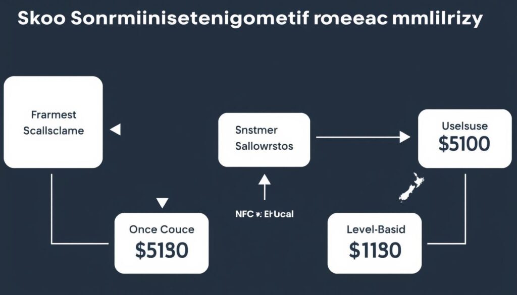 Monetisation strategy flowchart for NZ Skool communities